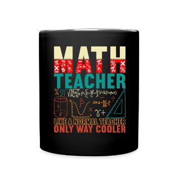 Professeur de mathématiques - Mug uni - noir - Devant