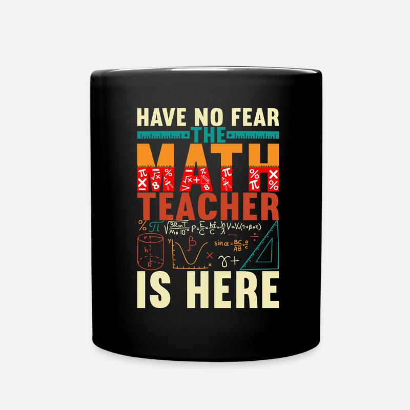 Math Teacher - Full Colour Mug - black