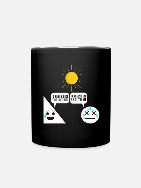 Math Teacher - Full Colour Mug - black