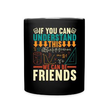 Professeur de mathématiques - Mug uni - noir - Devant