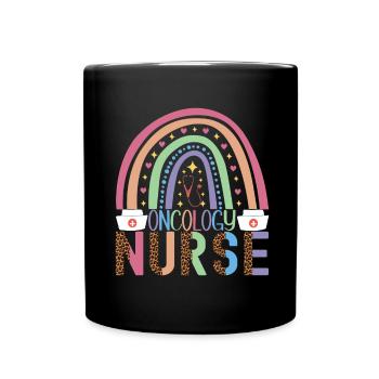 Infirmière soignante - Mug uni - noir - Devant