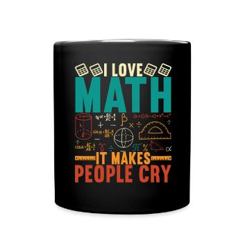 Math Teacher - Full Colour Mug - black - Front