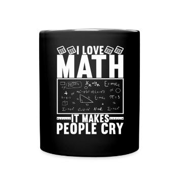 Math Teacher - Full Colour Mug - black - Front