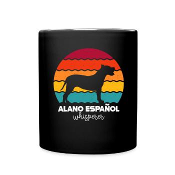 Alano Espanol - Tasse einfarbig - Schwarz - Vorne