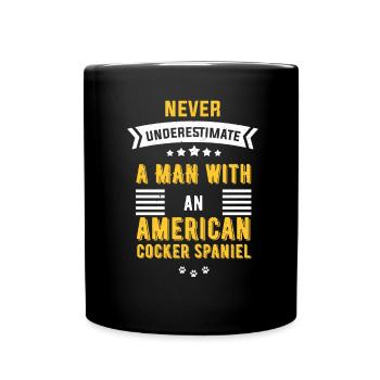 Cocker Spaniel américain - Mug uni - noir - Devant