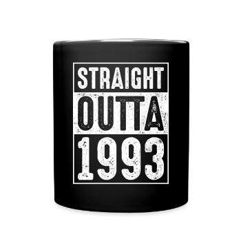 Outta 1993 Retro Stamp - Full Colour Mug - black - Front