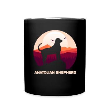 Anatolischer Hirtenhund - Tasse einfarbig - Schwarz - Vorne