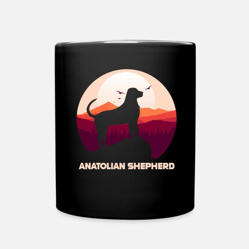 Anatolisk herdehund - Enfärgad mugg - svart