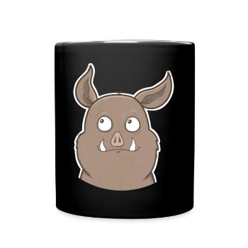 Wild boar - Full Colour Mug - black - Front