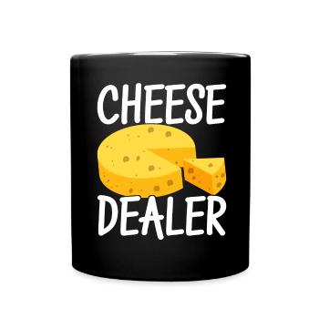 Amateurs de fromage Gouda - Mug uni - noir - Devant