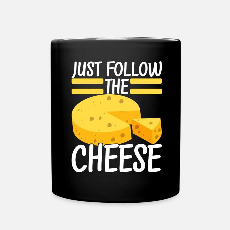 Amateurs de fromage Gouda - Mug uni - noir