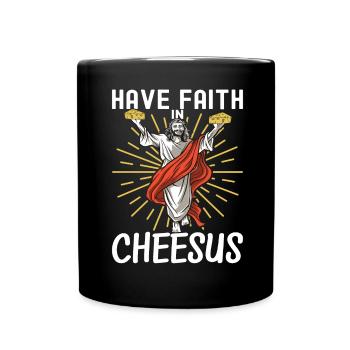 Amateurs de fromage Gouda - Mug uni - noir - Devant
