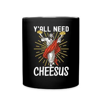Amateurs de fromage Gouda - Mug uni - noir - Devant