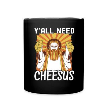 Amateurs de fromage Gouda - Mug uni - noir - Devant