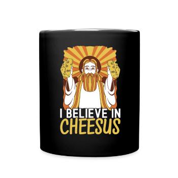 Amateurs de fromage Gouda - Mug uni - noir - Devant