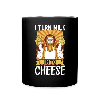 Amateurs de fromage Gouda - Mug uni - noir - Devant