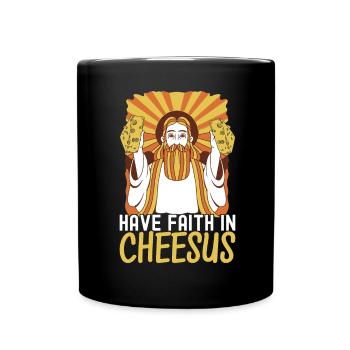 Amateurs de fromage Gouda - Mug uni - noir - Devant