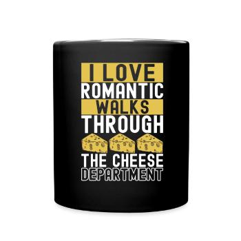 Amateurs de fromage Gouda - Mug uni - noir - Devant