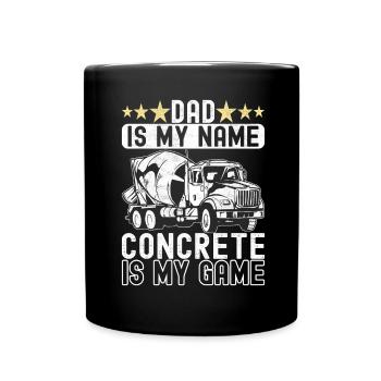 Construction workers Craftsmen Concrete workers - Full Colour Mug - black - Front