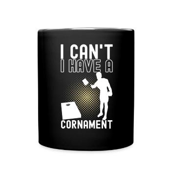 Cornhole Player Cornhole Board - Full Colour Mug - black - Front