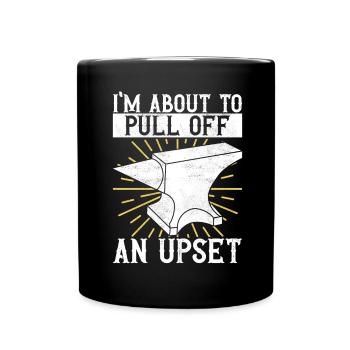 Blacksmith Forging Anvil - Full Colour Mug - black - Front