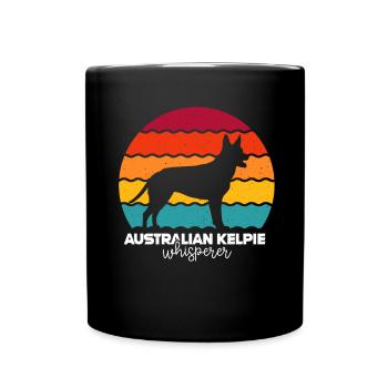 Australian Kelpie - Full Colour Mug - black - Front