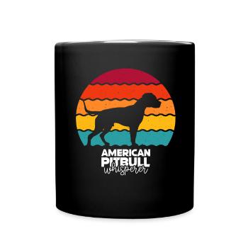 American Pit Bull Terrier - Mug uni - noir - Devant
