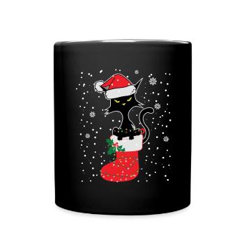 Funny Humor Christmas - Full Colour Mug - black - Front