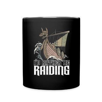 Vikings Norse mythology - Full Colour Mug - black - Front