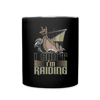 Wikinger Nordische Mythologie - Tasse einfarbig - Schwarz - Vorne