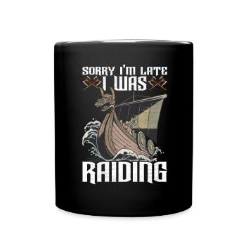 Vikings Norse mythology - Full Colour Mug - black - Front