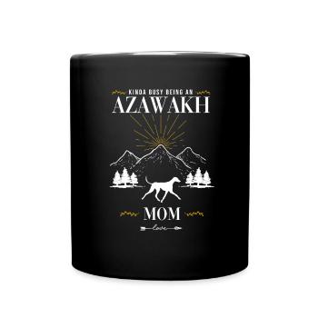 Azawakh - Mug uni - noir - Devant