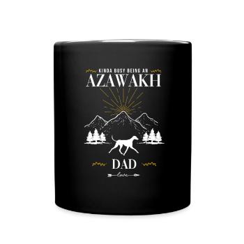 Azawakh - Mug uni - noir - Devant