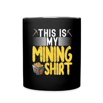 Gold Diggers Gold Mining - Full Colour Mug - black - Front