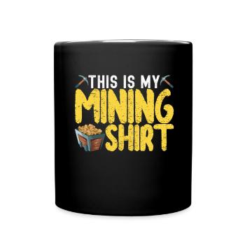 Gold Diggers Gold Mining - Full Colour Mug - black - Front