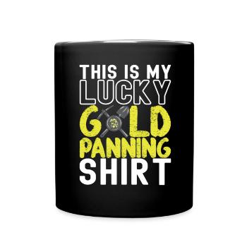 Gold Diggers Gold Mining - Full Colour Mug - black - Front