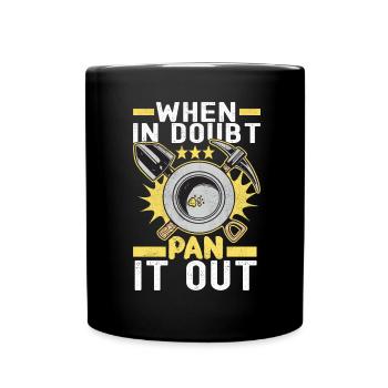 Gold Diggers Gold Mining - Full Colour Mug - black - Front