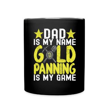Gold Diggers Gold Mining - Full Colour Mug - black - Front