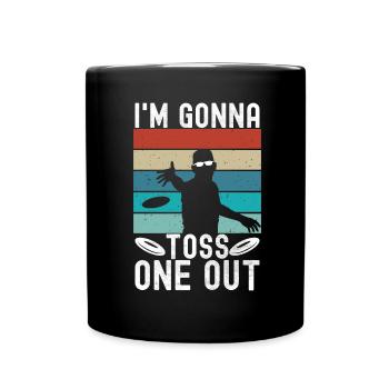 Disc Golf Disc Golfer - Full Colour Mug - black - Front