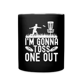 Disc Golf Disc Golfer - Full Colour Mug - black - Front
