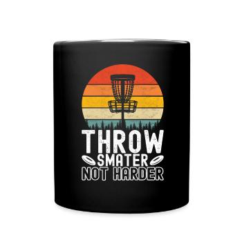 Disc Golf Disc Golfer - Full Colour Mug - black - Front