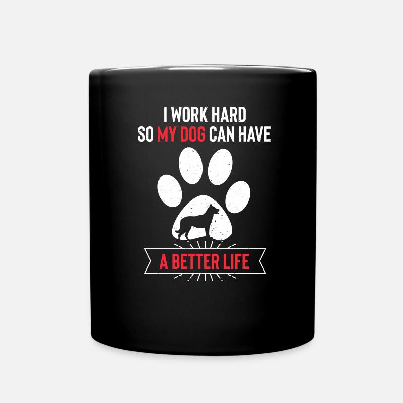 Beauceron - Tasse einfarbig - Schwarz