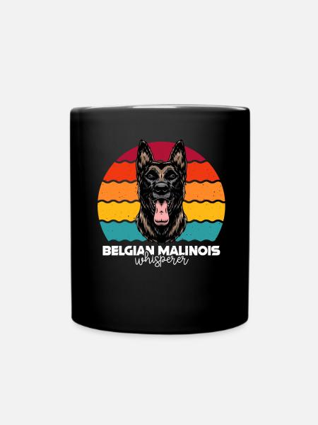 Berger belge malinois - Mug uni - noir