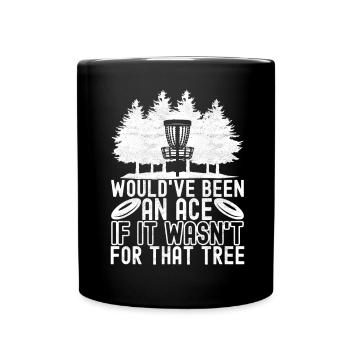 Disc Golf Disc Golfer - Full Colour Mug - black - Front