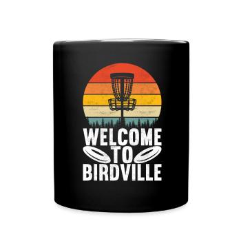 Disc Golf Disc Golfer - Full Colour Mug - black - Front