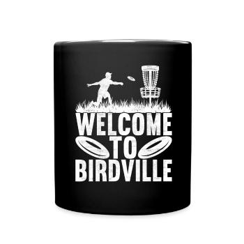 Disc Golf Disc Golfer - Full Colour Mug - black - Front