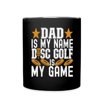 Disc Golf Disc Golfer - Full Colour Mug - black - Front