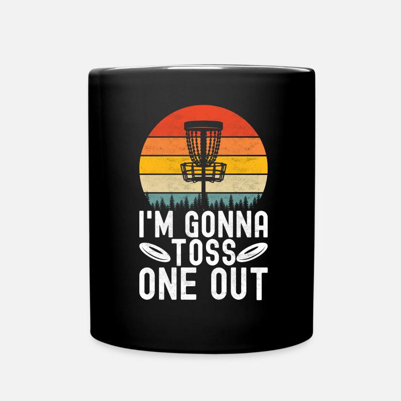 Disc Golf Disc Golfer - Mug uni - noir