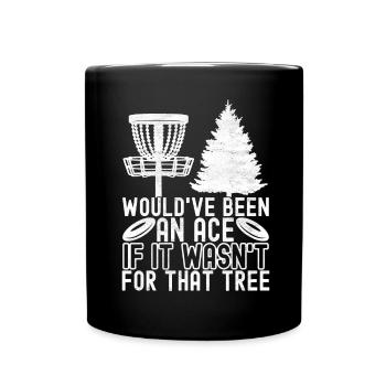 Disc Golf Disc Golfer - Full Colour Mug - black - Front