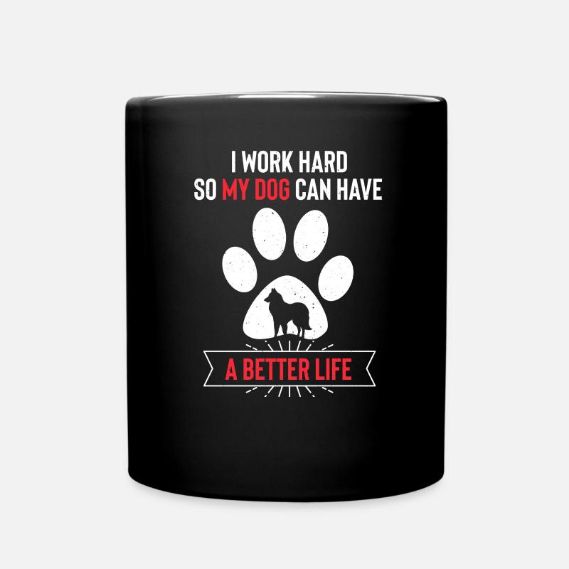 Belgian Shepherd - Full Colour Mug - black